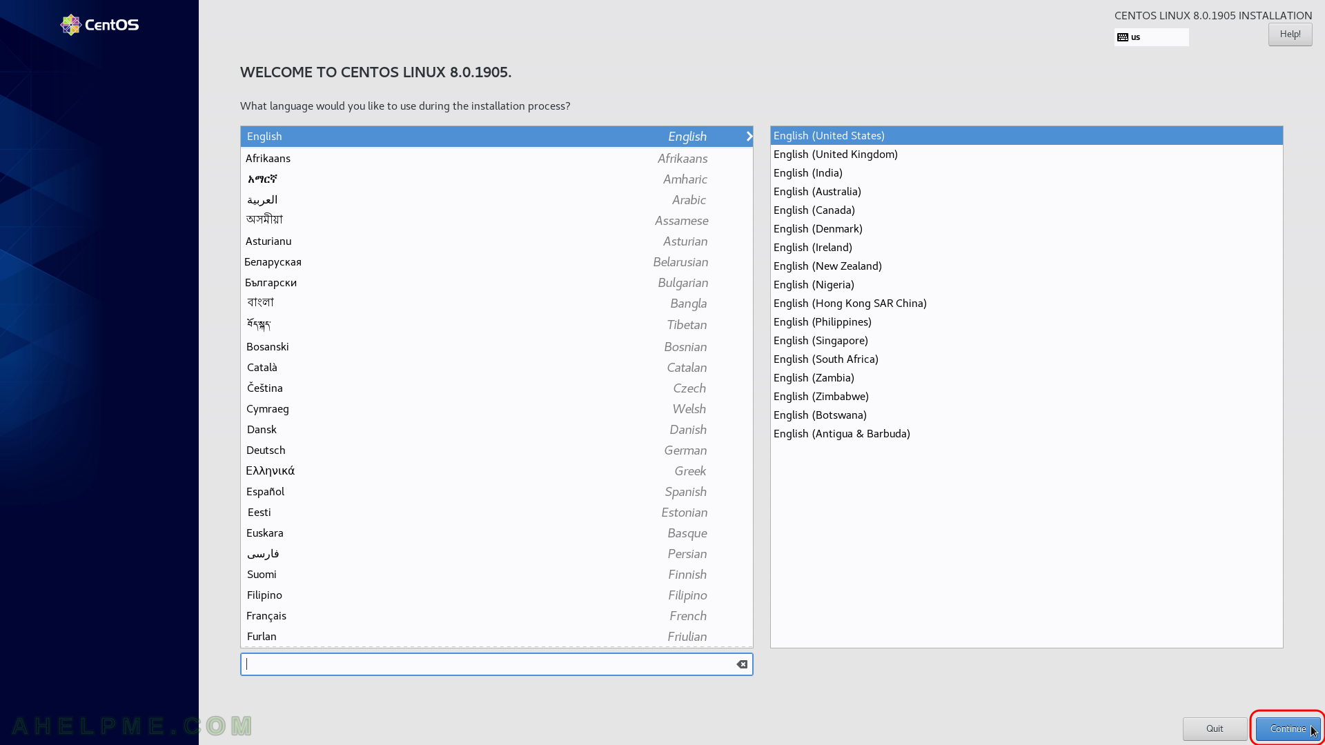 universal usb installer centos 7