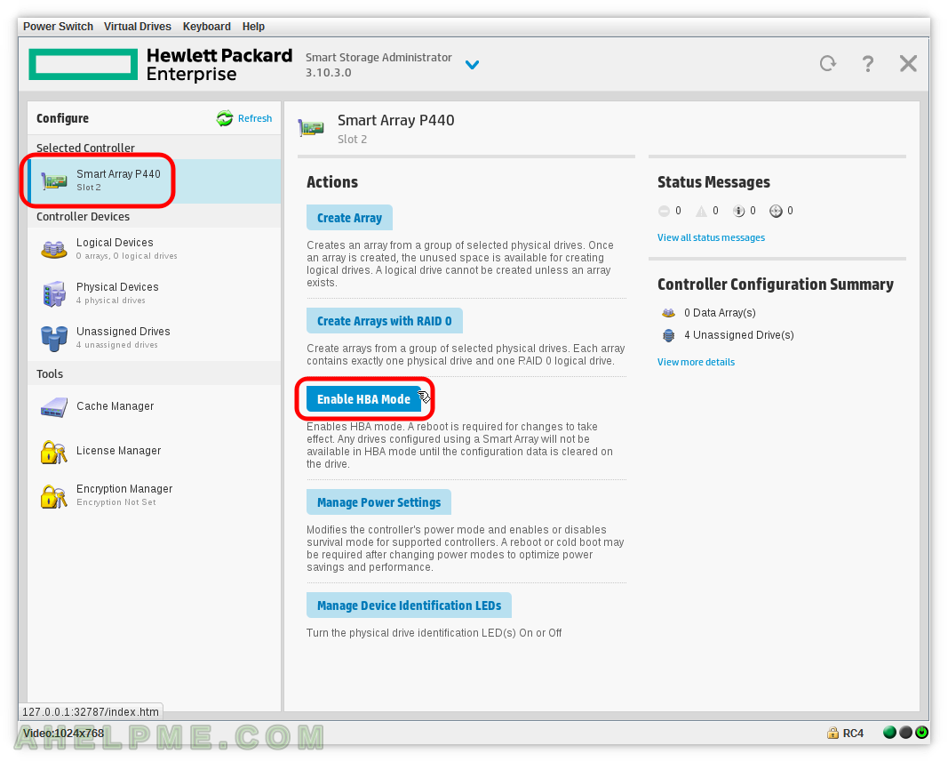 hp smart array controller failure